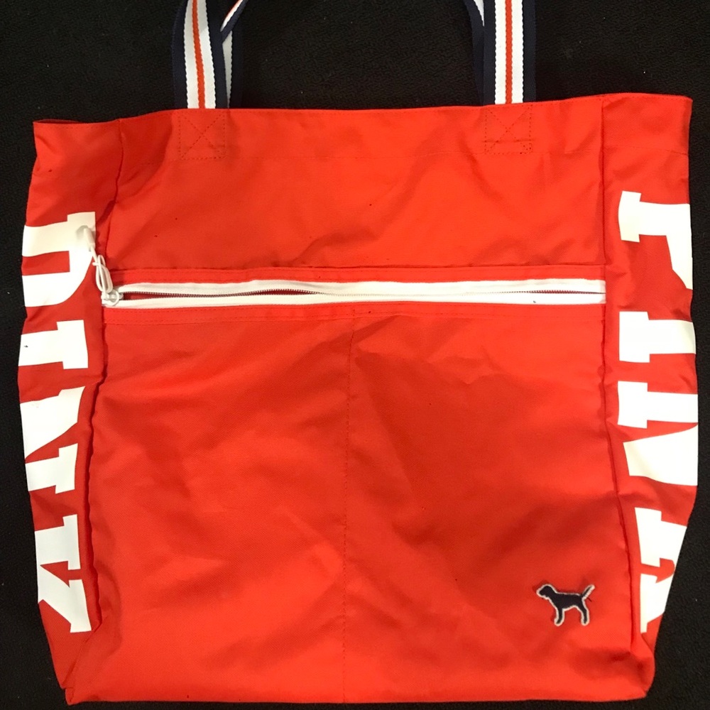 Pink Victoria Secret beach bag